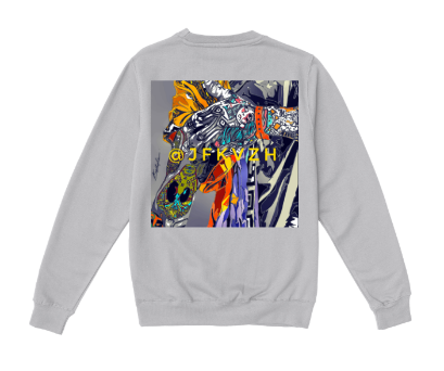 Ash Grey Long Sleeve Essential Sweatshirt