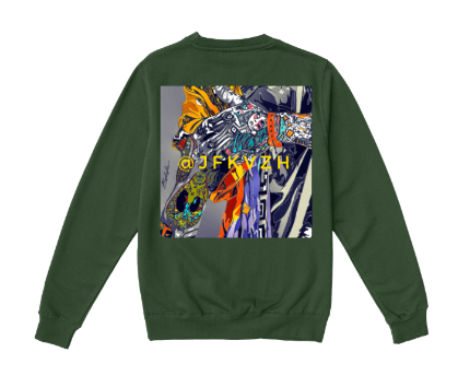 Bottle Green Long Sleeve Essential Sweatshirt