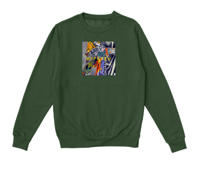 Bottle Green Long Sleeve Essential Sweatshirt