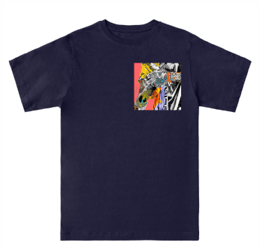 Navy Blue Short Sleeve T-Shirt