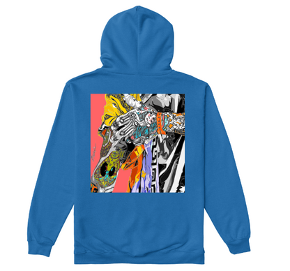 Blue Essential  Hoodie